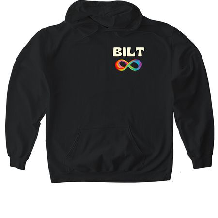 See the Able, Not the Label!, a Black Gildan Softstyle Pullover Hoodie