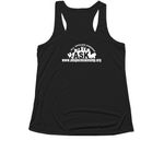 Help Turtles With Each Tank, a Black Women's Performance Tank (back-view)
