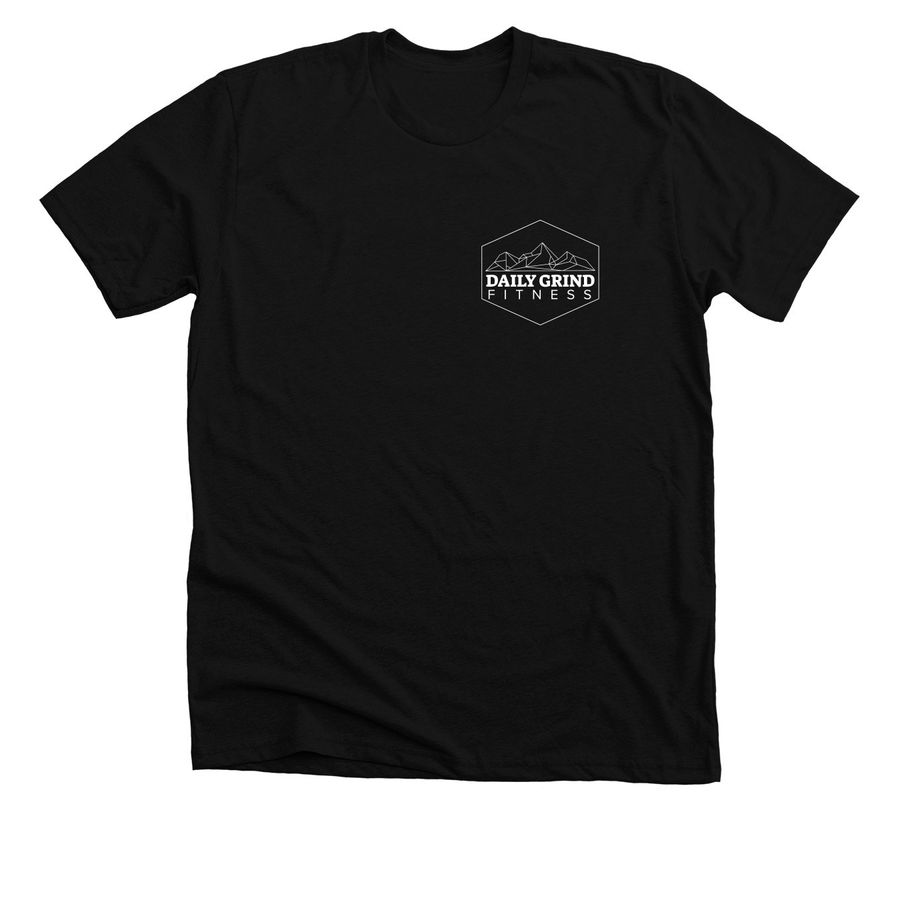 DGF Hex Logo, a Solid Black Blend Premium Unisex Tee