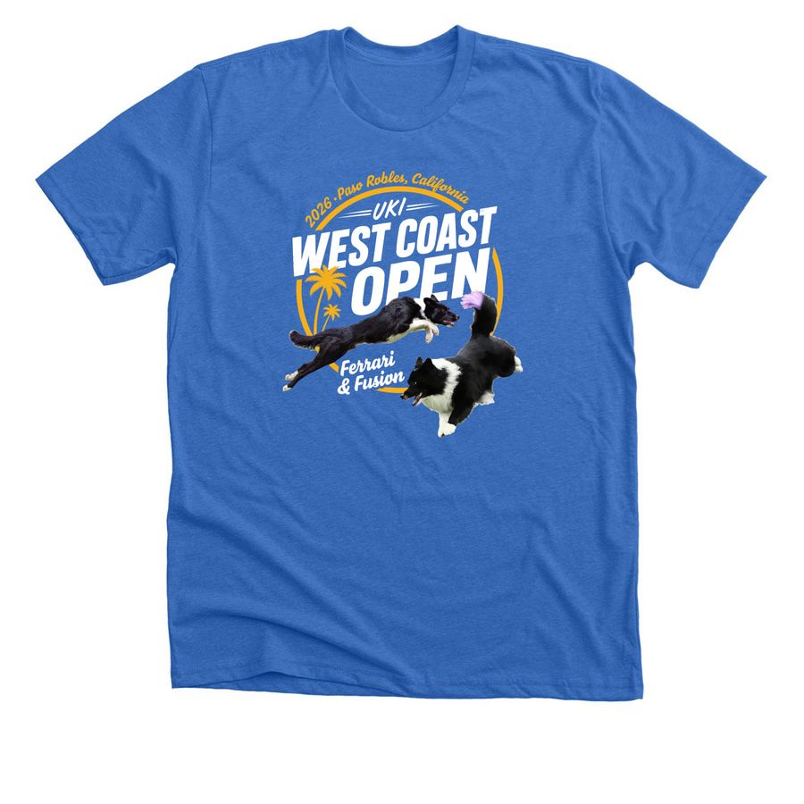 WCO - Ferrari & Fusion, a Heather True Royal Premium Unisex Tee