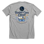 Foster Care Closet, a Athletic Heather Premium Unisex Tee (back-view)