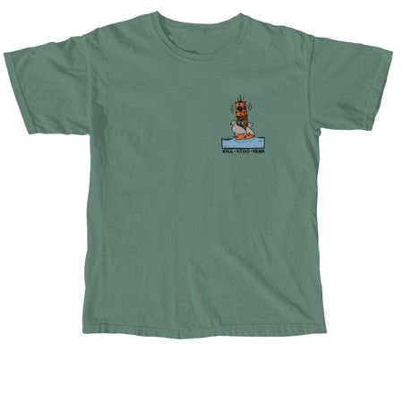 KTOO Sea Lions by Pat Race, a Light Green Comfort Colors Unisex Tee