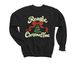 ChristmasTime Festive Youth Crewneck&nbsp;, a Black Youth Crewneck Sweatshirt