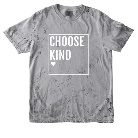 Choose Kind, a Smoke Comfort Colors Colorblast Tee