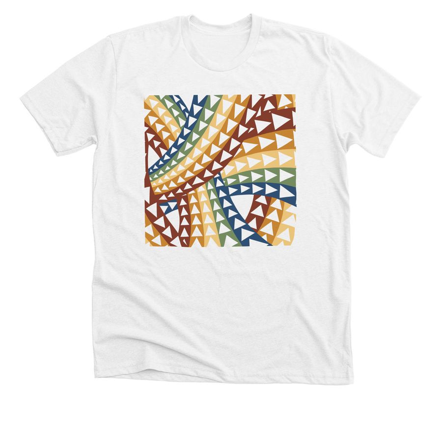 No M?kou Ke ?nuenue (A Rainbow For Us All), a Solid White Blend Premium Unisex Tee