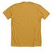 Not Here for Delusion, a Heather Mustard Premium Unisex Tee (back-view)