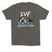 Hooked on Hope?, a Asphalt Premium Cotton Tee (back-view)