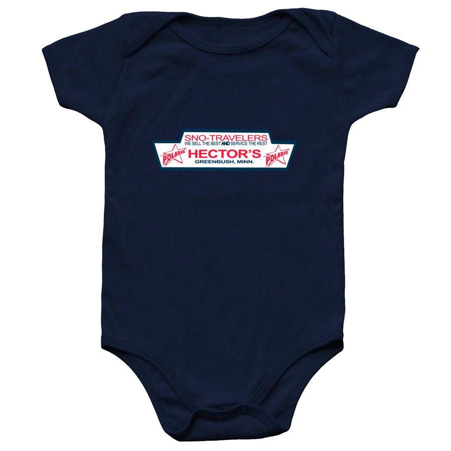 Vintage Polaris Hectors Gear - Baby, a Navy Infant Onesie
