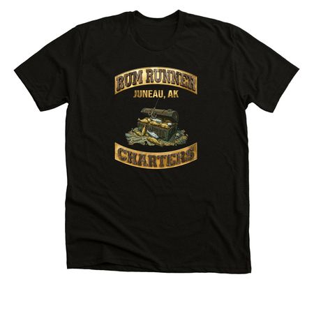Fisherman's Treasure!, a Solid Black Blend Premium Unisex Tee