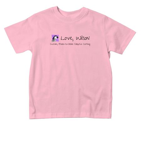 Love, Wilson - Toddler Shirts, a Pink Toddler Tee