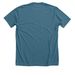 Welcome to the Enchanted Pig Forest, a Heather Deep Teal Premium Unisex Tee (back-view)