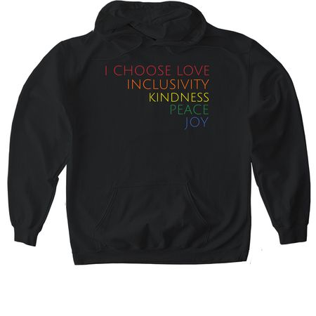 Kindness Counts, a Black Gildan Softstyle Pullover Hoodie