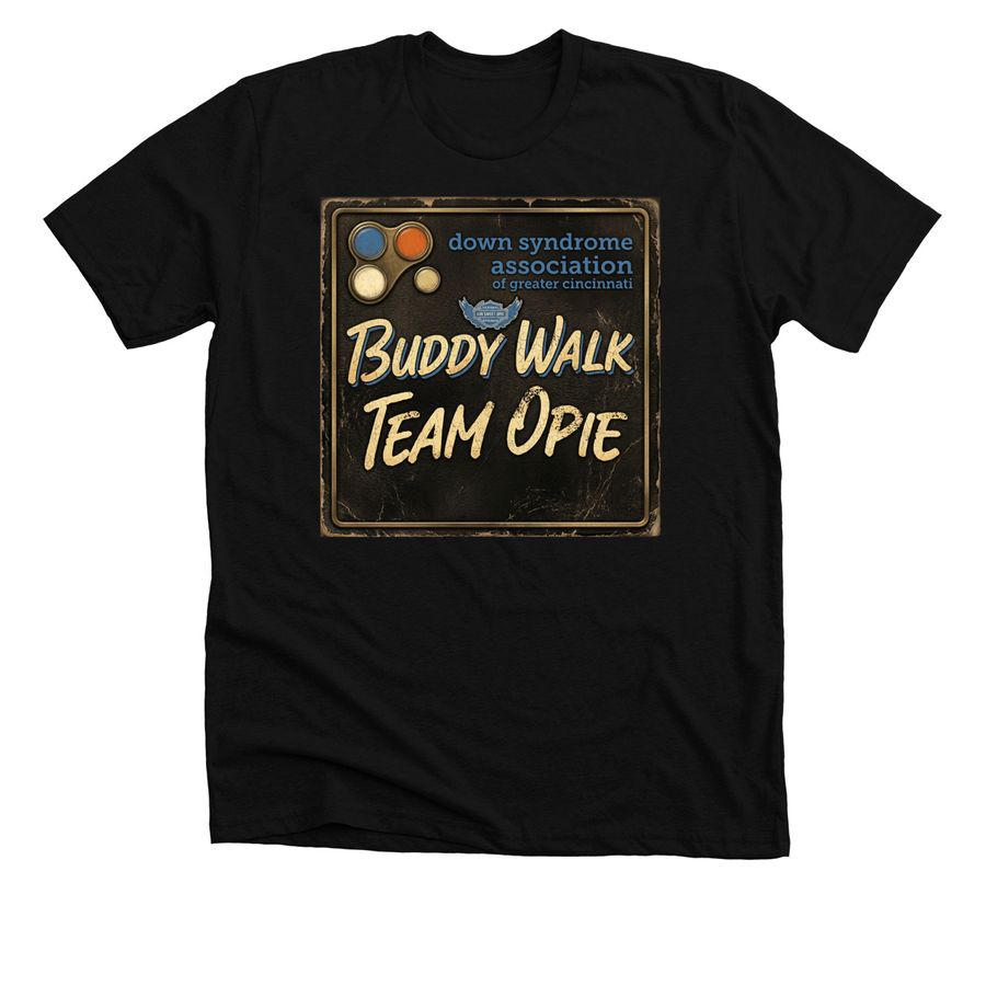 Team Opie, a Solid Black Blend Premium Unisex Tee
