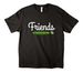 Friends Collection, a Black Unisex Heavyweight Tee