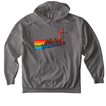 Texas Wesley x Pride Month&nbsp;, a Grey Comfort Colors Pullover Hoodie