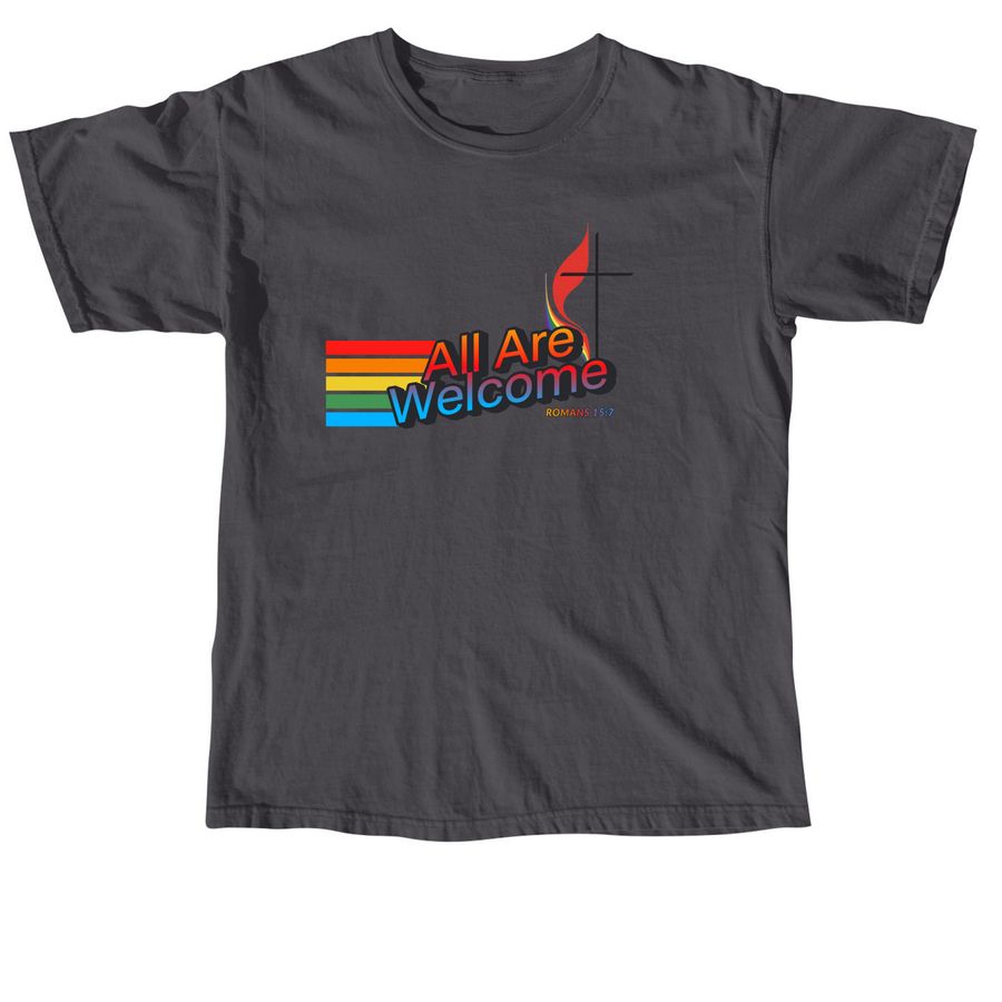 Texas Wesley x Pride Month&nbsp;, a Graphite Comfort Colors Unisex Tee