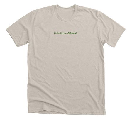 Called to be different., a Heather Dust Premium Unisex Tee