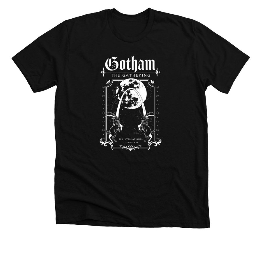 Gotham Member Shirt, a Solid Black Blend Premium Unisex Tee