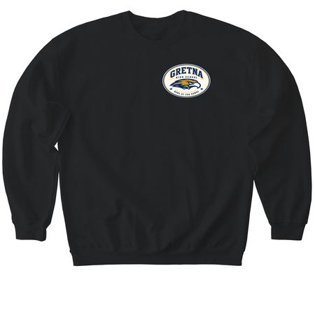 GHS Alumni, a Black Softstyle Crewneck Sweatshirt