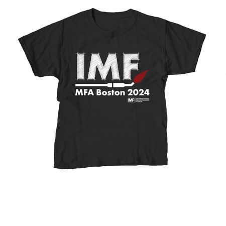 IMF2024, a Black Youth Unisex Tee