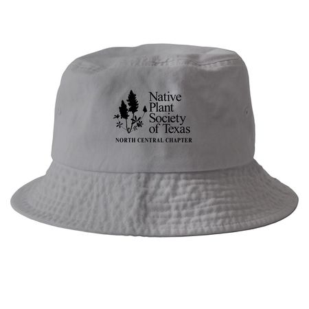 Baseball Caps & Bucket Hat - Black Logo, a Grey Printed Bucket Hat