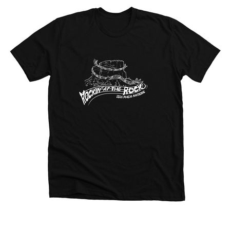 2026 National Logo White&nbsp;, a Solid Black Blend Premium Unisex Tee