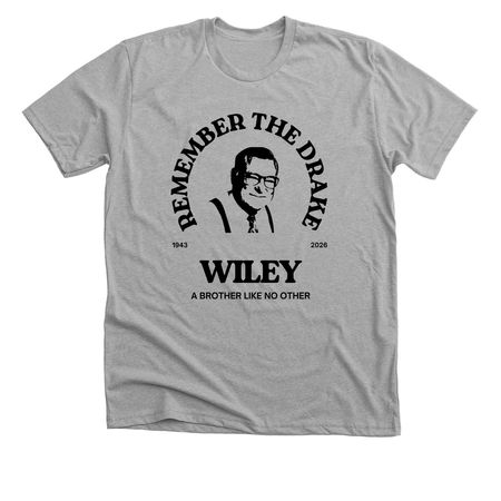 Remeber Wiley, a Athletic Heather Premium Unisex Tee