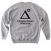 Black Logo - Front & Back, a Sport Grey Softstyle Crewneck Sweatshirt (back-view)