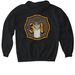 C-Shift Grouch, a Black Gildan Softstyle Pullover Hoodie (back-view)