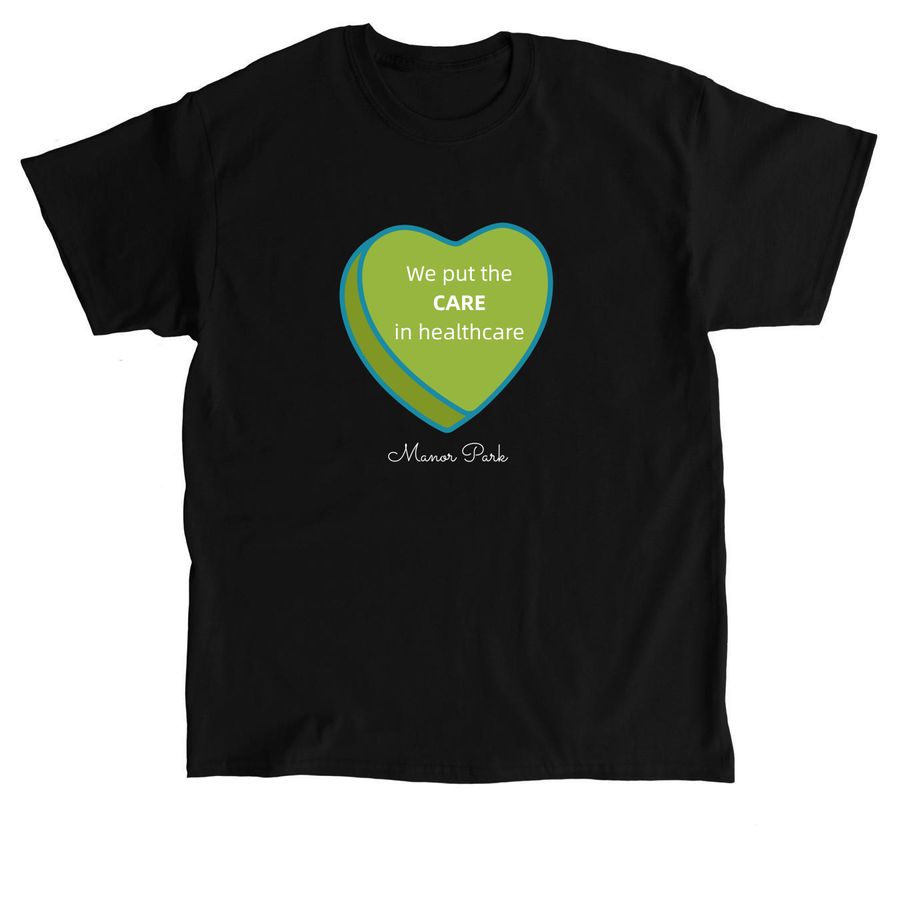 HealthCARE, a Black Classic Unisex Tee