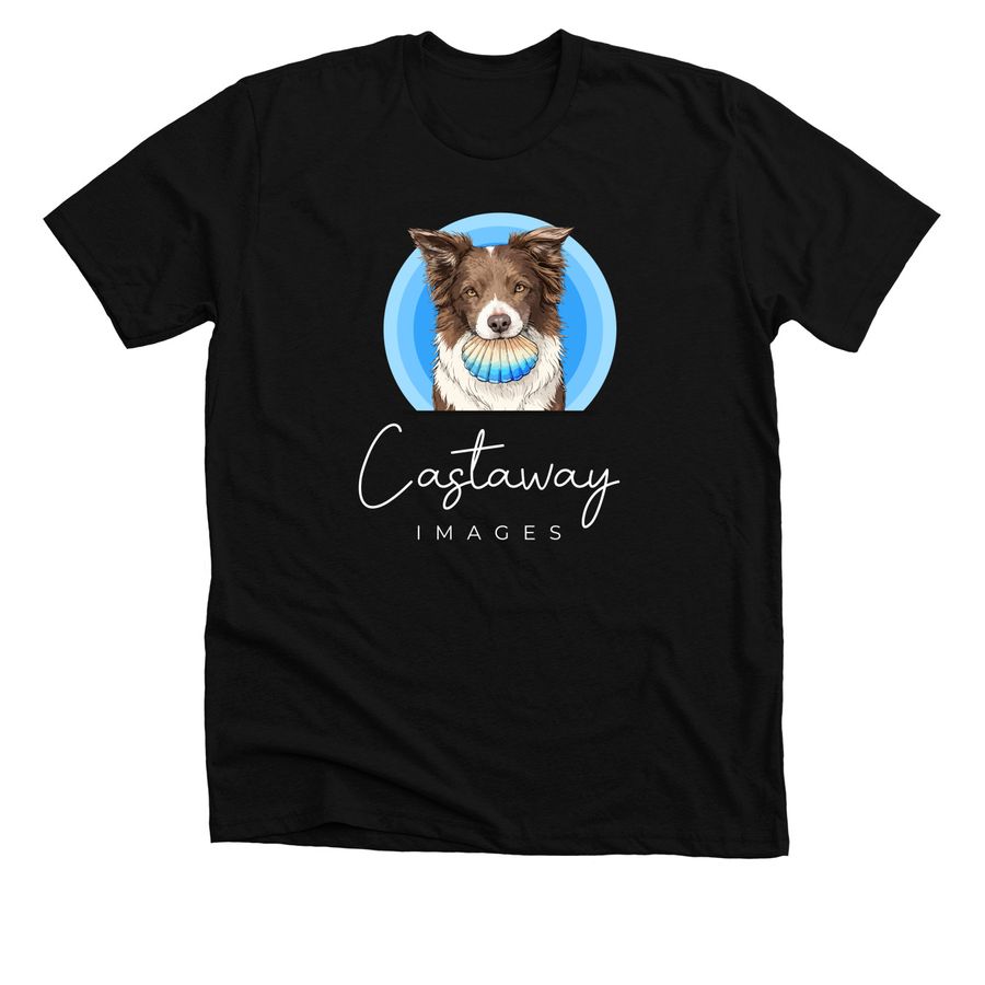 Shirts & Hoodies (White Text), a Solid Black Blend Premium Unisex Tee