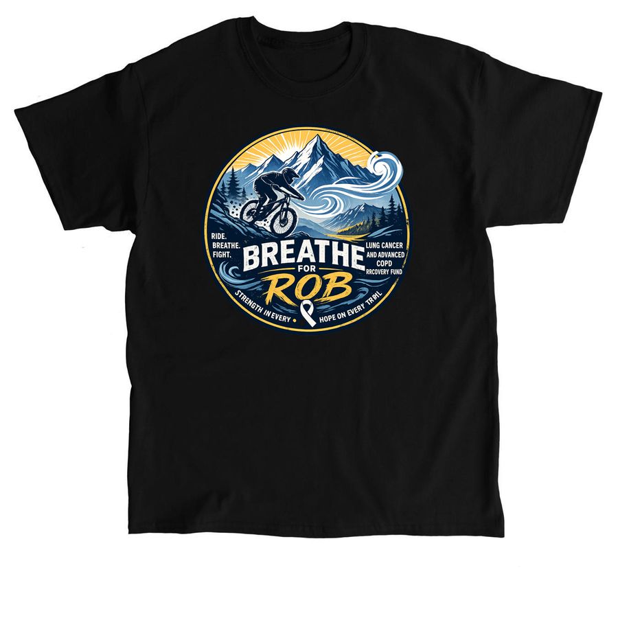 Breathe for Buell, a Black Classic Unisex Tee