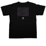 JAZ SWAG, a Black Comfort Colors Unisex Tee (back-view)