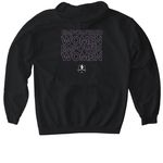 JAZ SWAG, a Black Gildan Softstyle Pullover Hoodie (back-view)