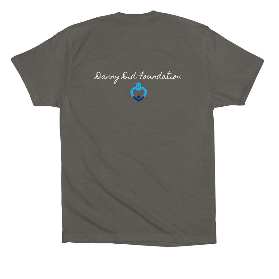 Epilepsy Awareness Month Fundraiser, a Asphalt Premium Cotton Tee (back-view)