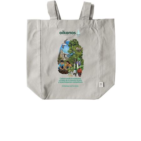 Juan Fern?ndez Archipelago Tote Bag, a Natural Recycled Cotton Tote Bag