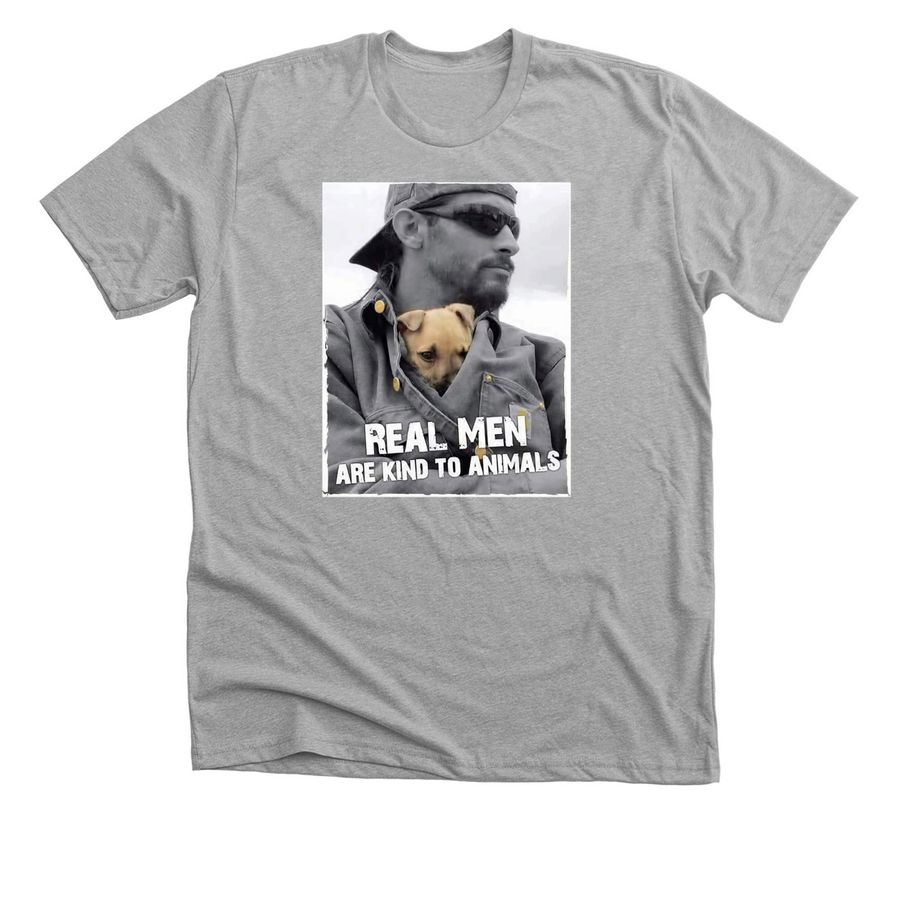 ANIMALS DESERVE KINDNESS&nbsp;, a Athletic Heather Premium Unisex Tee