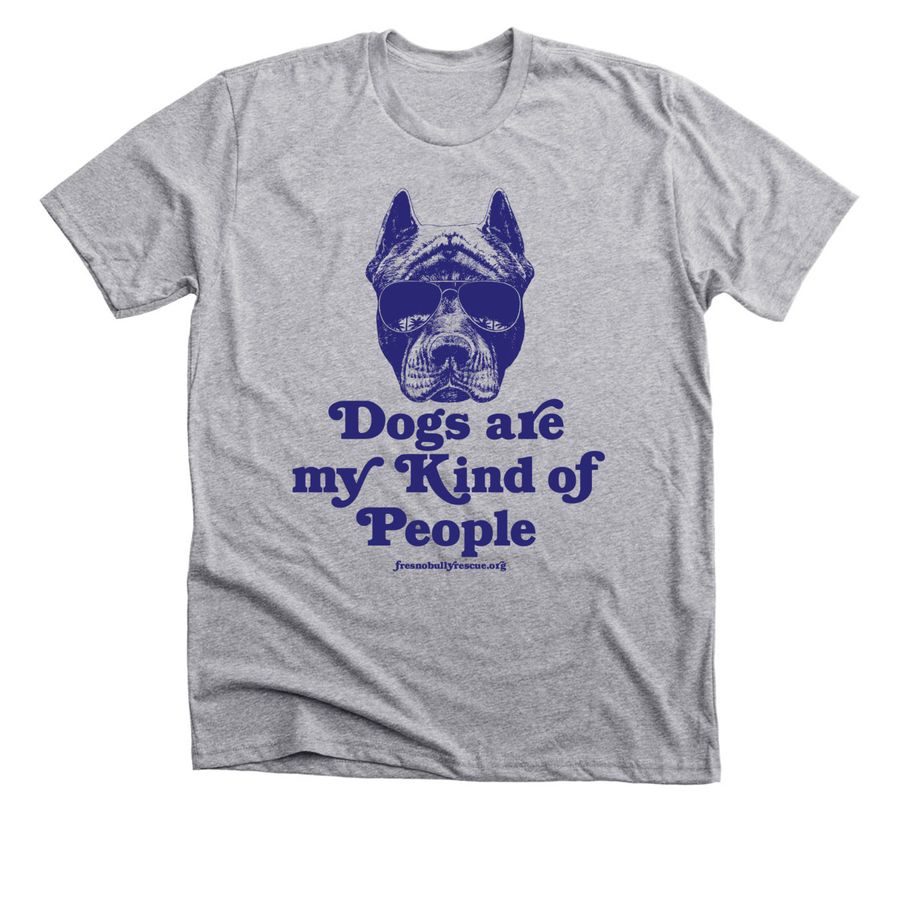 Dogs are my Kind of People, a Athletic Heather Premium Unisex Tee