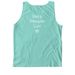 Pets People Luv, a Chalky Mint Comfort Colors Tank Top (back-view)