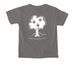 The Joshua School Youth, a Grey Comfort Colors Youth Tee (back-view)