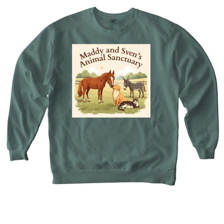 Farm shirt&nbsp;, a Blue Spruce Comfort Colors Crewneck Sweatshirt