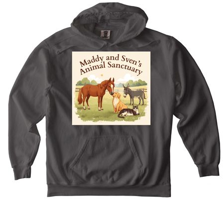 Farm shirt&nbsp;, a Pepper Comfort Colors Pullover Hoodie