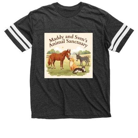 Farm shirt&nbsp;, a Vintage Smoke / White Football Jersey Tee