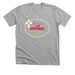 Softball and Jesus, a Athletic Heather Premium Unisex Tee