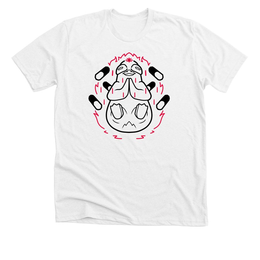 WRONG PILLS! ? (Dark Theme), a Solid White Blend Premium Unisex Tee