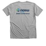 NASW VT 2026 Conference, a Athletic Heather Premium V-Neck Tee (back-view)