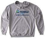 NASW VT 2026 Conference, a Sport Grey Gildan Softstyle Pullover Hoodie (back-view)