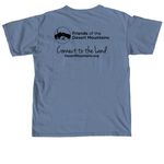 OUT in the Monument, a Blue Jean Comfort Colors Unisex Tee (back-view)