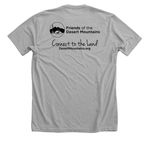 OUT in the Monument, a Athletic Heather Premium Unisex Tee (back-view)