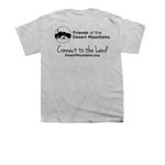 OUT in the Monument, a Sport Grey Youth Unisex Tee (back-view)